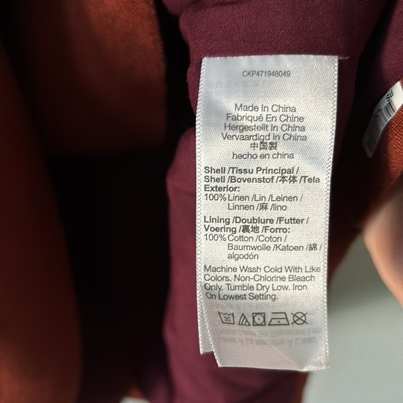 Madewell The Larsen Vest in 100% Linen - Picture 5 of 6
